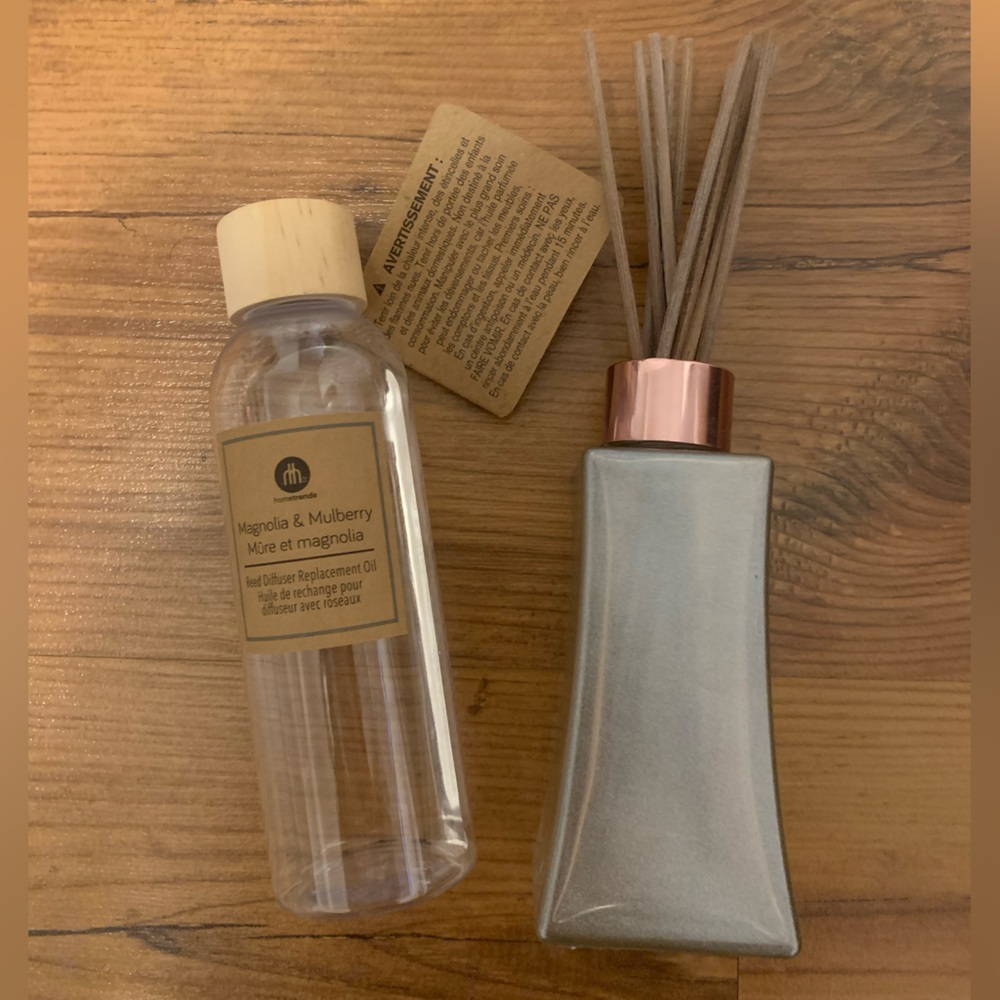 Oil diffuser sticks , oil reed diffuser, magnolia and mulberry oil sample